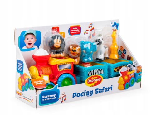 Dumel Interaktywny Pociąg Safari Sorter Kształtów
